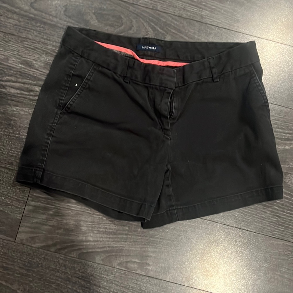 Land’n sea black shorts. Size 4.